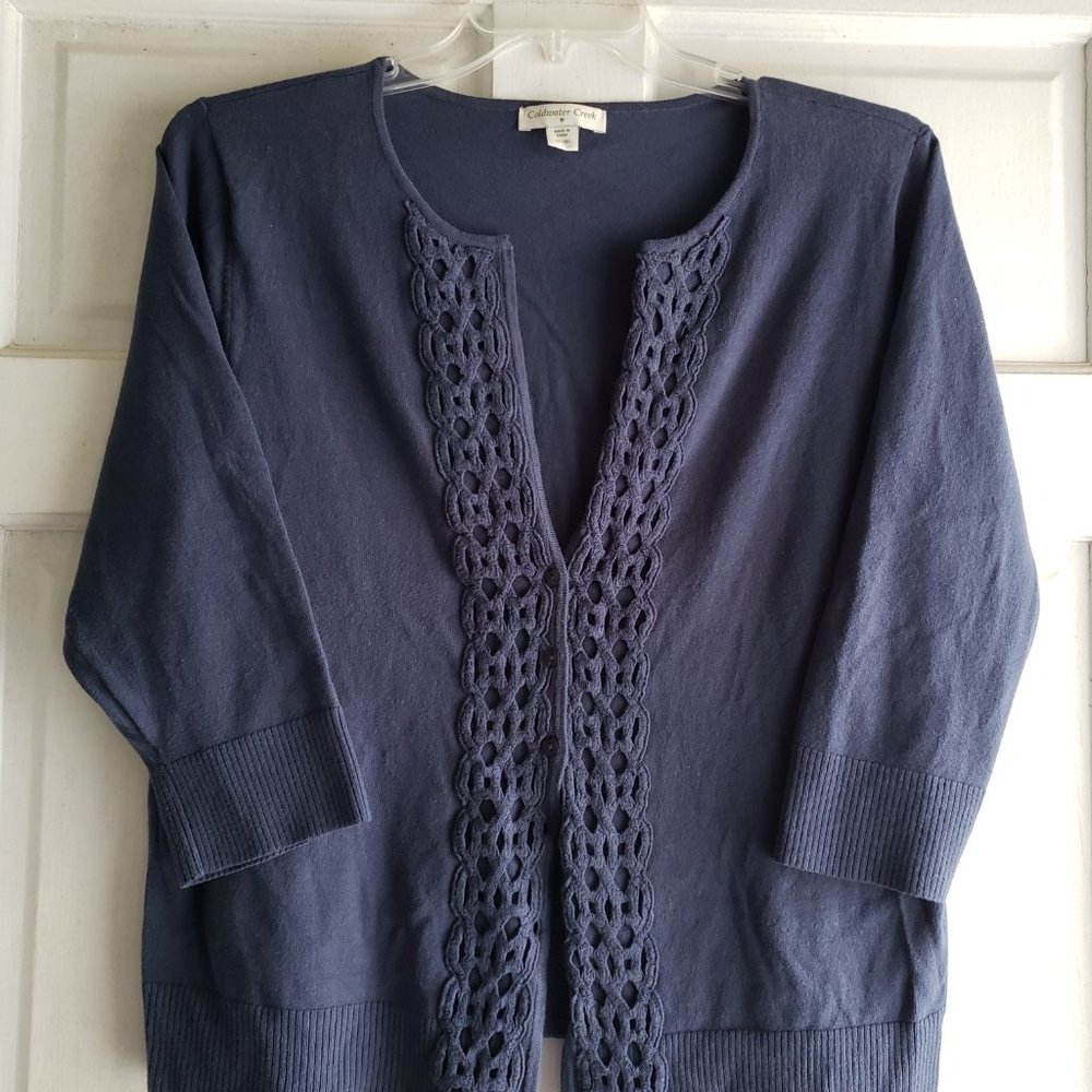 Coldwater Creek Women's 3/4 Sleeve Sweater